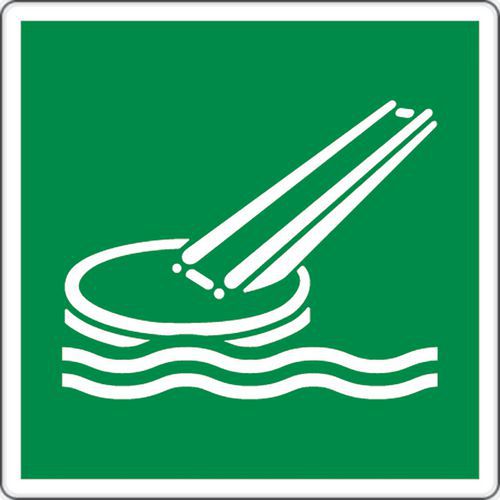 Painel de evacuação – Escorrega de evacuação no mar – alumínio Painel de evacuação – Escorrega de evacuação no mar – alumínio