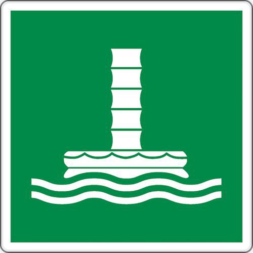 Painel de evacuação – Conduta de evacuação no mar – alumínio Painel de evacuação – Conduta de evacuação no mar – alumínio