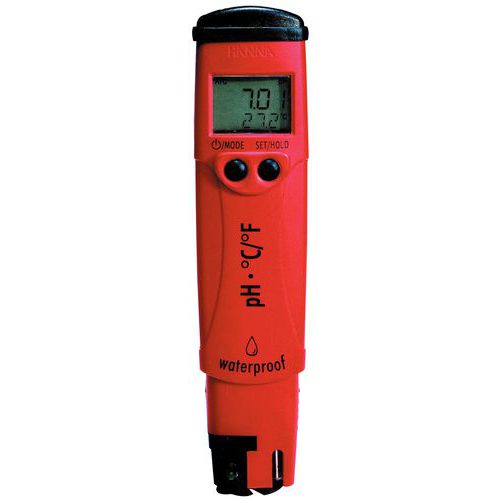 Medidor de pH estanque com compensação e indicação da temperatura pHep 4