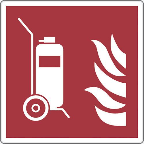 Painel de incêndio – Extintor com rodas – alumínio