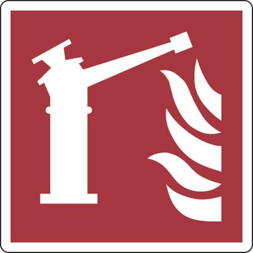 Painel de incêndio – Boca de incêndio e lança de combate a incêndios – alumínio