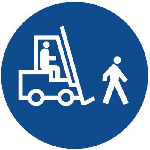Painel de obrigação – Carros em intervalos – alumínio Painel de obrigação – Carros em intervalos – alumínio