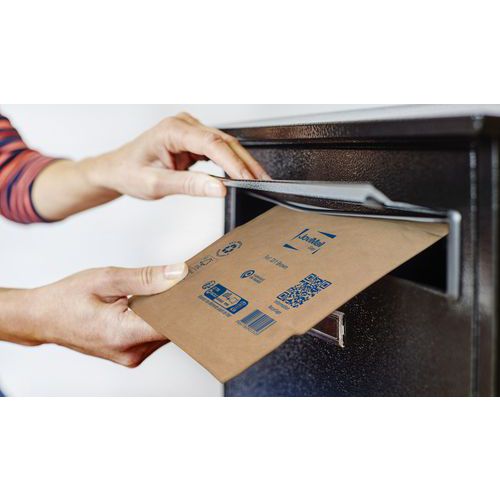Envelopes almofadados com plástico de bolhas – Kraft – 100 unidades – Jovipack