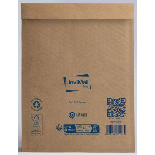 Envelopes almofadados com plástico de bolhas – Kraft – 100 unidades