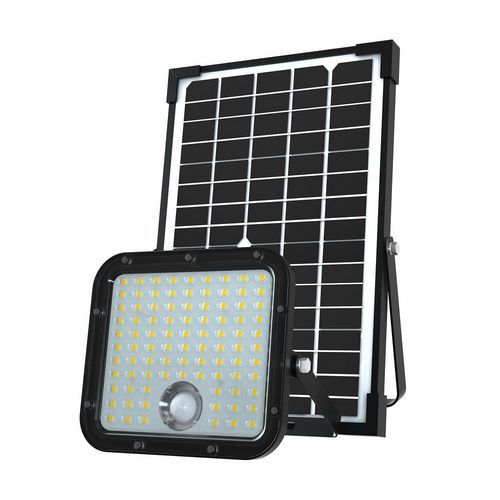 Projetor LED solar com detetor de movimento + painel