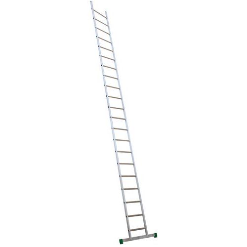 Escada simples em alumínio Prima – 11 a 21 degraus inclinados– barra estabilizadora – Facal