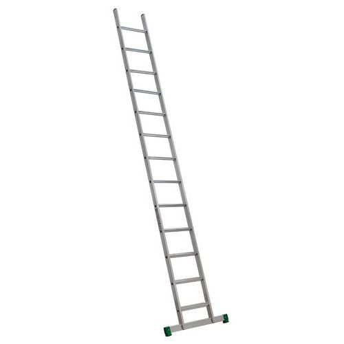 Escada simples em alumínio Prima – 11 a 19 degraus – barra estabilizadora – Facal