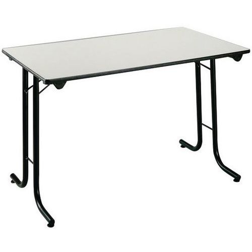 Mesa dobrável retangular – base em T 2