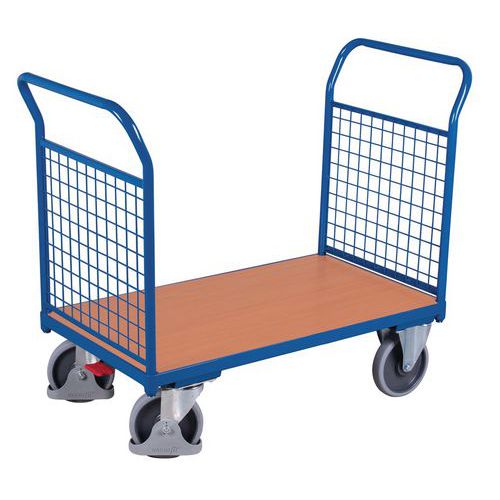 Carro ergonómico com painéis gradeados – 2 espaldares – Capacidade de 500 kg