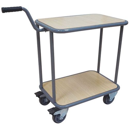 Carro com 2 plataformas – Capacidade: 200 kg – Manutan Carro com 2 plataformas – Capacidade: 200 kg – Manutan