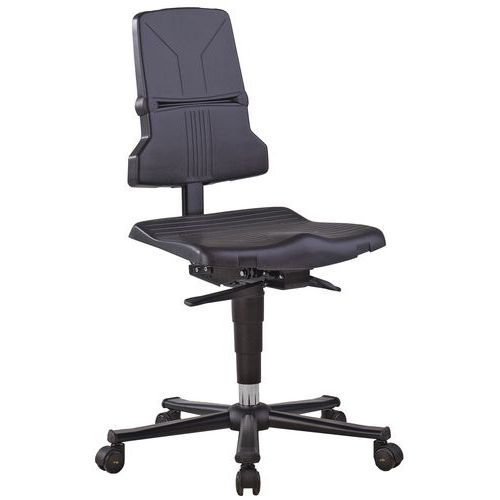 Cadeira de oficina Bimos Sintec ESD – Baixa – Com rodízios – Com regulação da inclinação