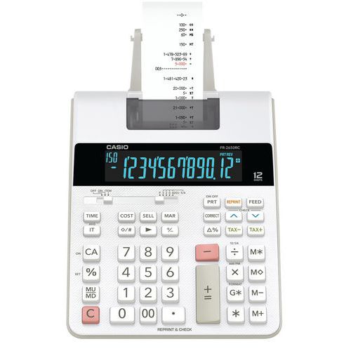 Calculadora com impressora – FR-2650RC-W-EH – Casio