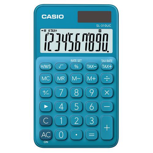 Calculadora de bolso – SL-310UC – 10 algarismos – Casio