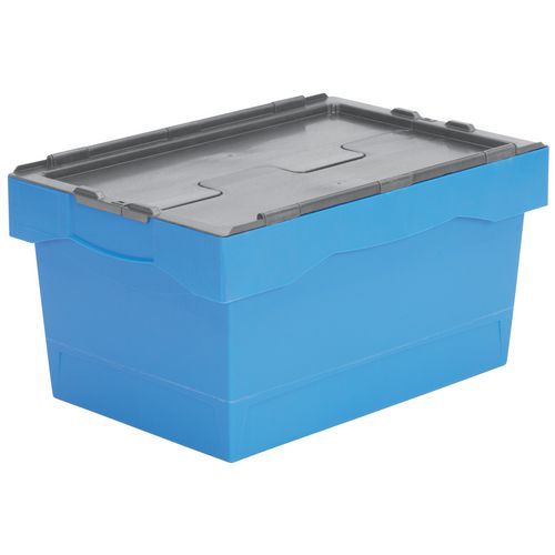 Caixa de transporte com código de cores – 600 mm de comprimento – 38 a 55 L
