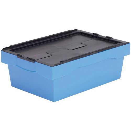 Caixa de transporte com código de cores – 600 mm de comprimento – 38 a 55 L