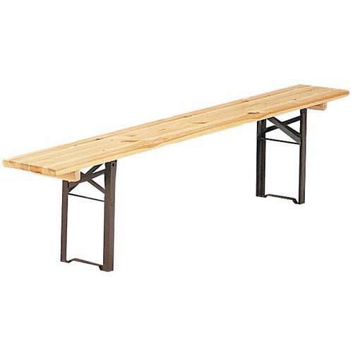 Banco de madeira dobrável de 160 cm e 220 cm Banco de madeira dobrável de 160 cm e 220 cm