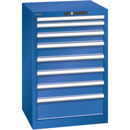 Armário de gavetas 27 x 27E (L x P x A) 564 x 572 x 850 mm – Lista