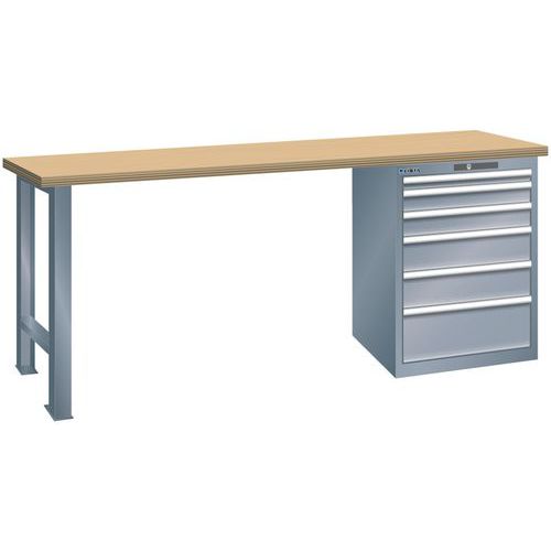 Bancada de trabalho 27x27E (LxPxA) 1500x700x890mm-Lista