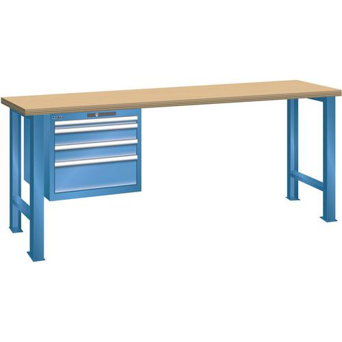 Bancada 27x36E com 1 a 4 gavetas – capacidade de 500 kg – Lista