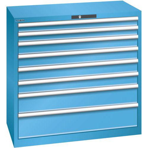 Armário de gavetas 54 x 27E (L x P x A) 1023 x 572 x 1000 mm – Lista
