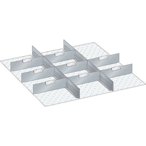 Equipamento de subdivisão 36x36E (LxPxA) 612x612x100mm-Lista