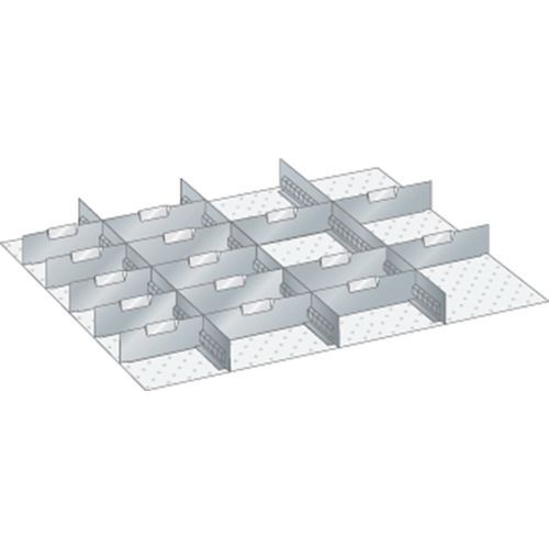 Equipamento de subdivisão 45x36E (LxPxA) 765x612x100mm-Lista