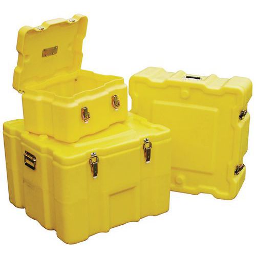 Contentor de transporte amarelo
