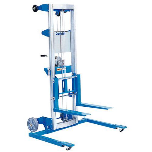 Empilhador manual Genie Lift - Capacidade de 160 a 225 kg - Regulável