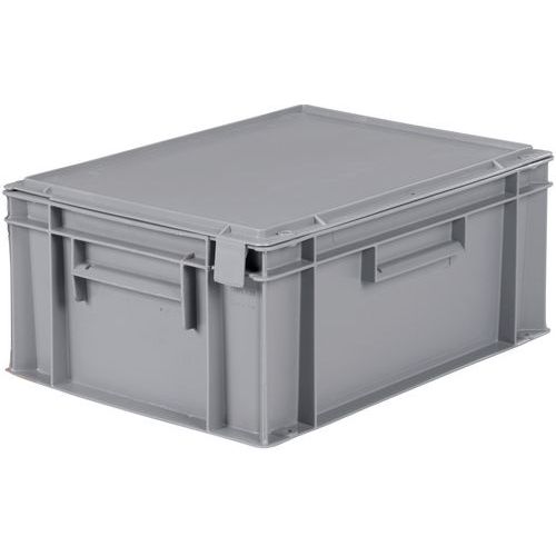 Caixa de norma europeia com tampa– 400 mm de comprimento – 10 a 30 L