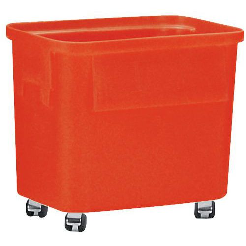 Caixa encaixável Ercobox - 75 L - Com rodízios