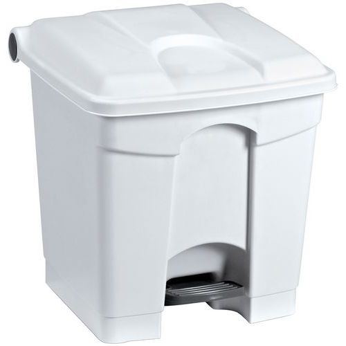 Caixote de lixo agroalimentar em plástico com rodízios – 30 L - Manutan Expert Caixote de lixo agroalimentar em plástico com rodízios – 30 L - Manutan Expert