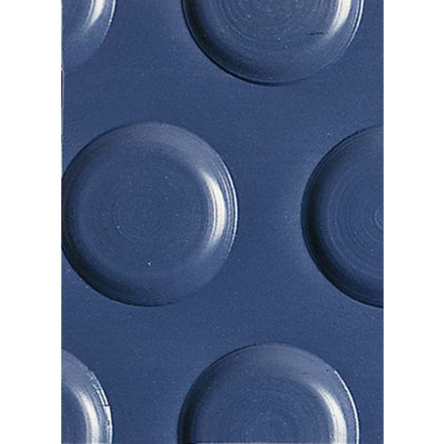 Tapete em PVC Flexi Button – pastilhas grossas – por metro linear – Plastex