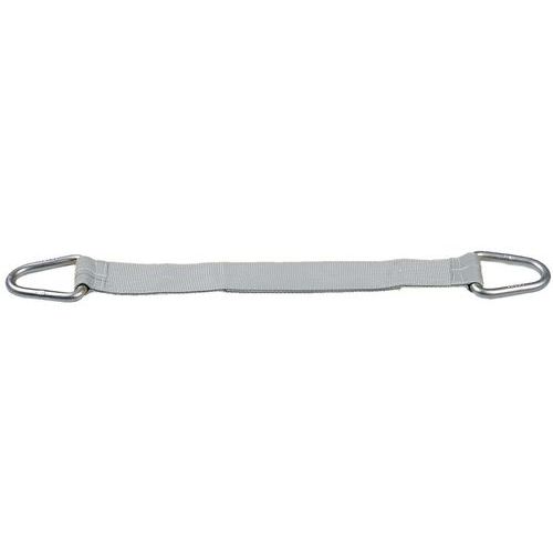Linga em poliéster – capacidade de 1000 a 4000 kg – com 2 grampos simples em aço – 2 m a 4 m