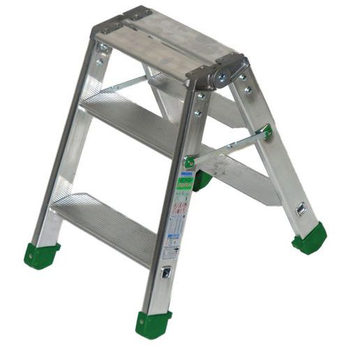 Miniescadote de duplo acesso Super Pro Dupla – 2 a 4 degraus – Facal