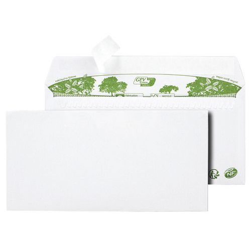 Envelope branco reciclado ERA Pure® de 80 g – Caixa de 500 unidades – GPV