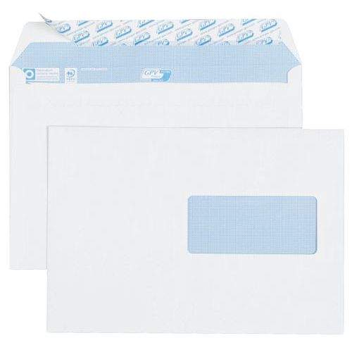 Envelope branco com janela de 90 g – caixa de 500 Envelope branco com janela de 90 g – caixa de 500
