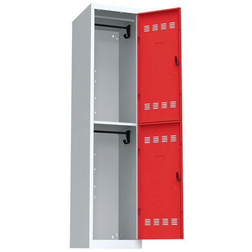 Cacifo multicompartimentos colorido – 1 a 3 colunas – Largura de 400 mm – Vinco