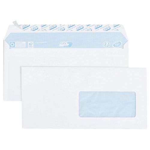 Envelope branco de 80 g – caixa de 500