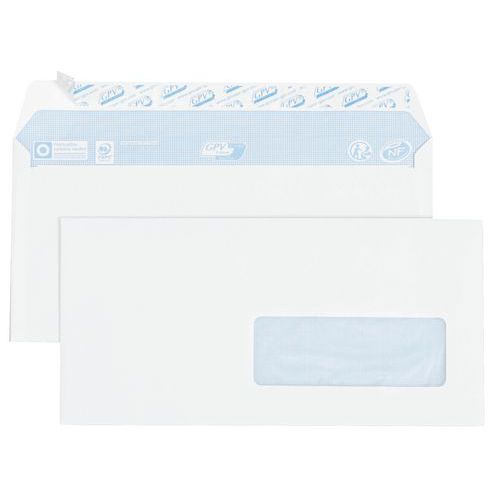 Envelope branco de 80 g – caixa de 500