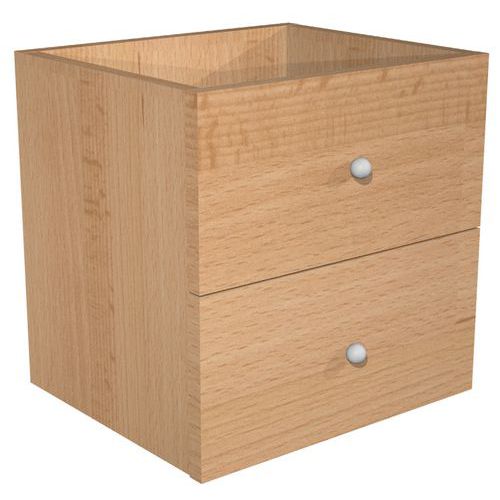 Gaveta para móvel de arrumação Maxicube – conjunto de 2 – Artarredi Gaveta para móvel de arrumação Maxicube – conjunto de 2 – Artarredi