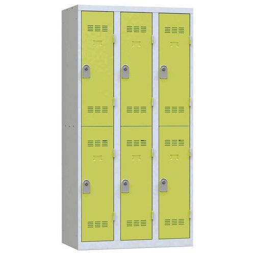 Cacifo multicompartimentos colorido – 1 a 4 colunas – Largura de 300 mm – Vinco