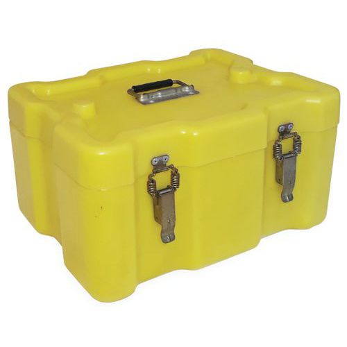 Contentor de transporte amarelo