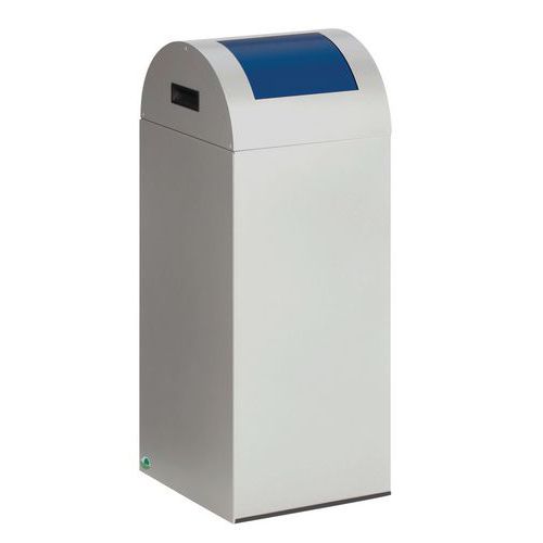 Caixote de lixo de separação seletiva antifogo – 60 L – Com alçapão