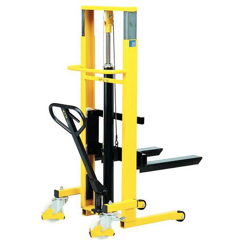 Empilhador de mastro duplo telescópico – Capacidade de 250 kg Empilhador de mastro duplo telescópico – Capacidade de 250 kg