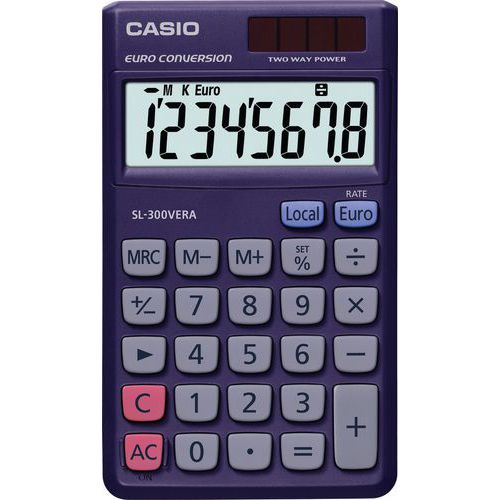 Calculadora de bolso – SL-300VERA – 8 algarismos – Casio