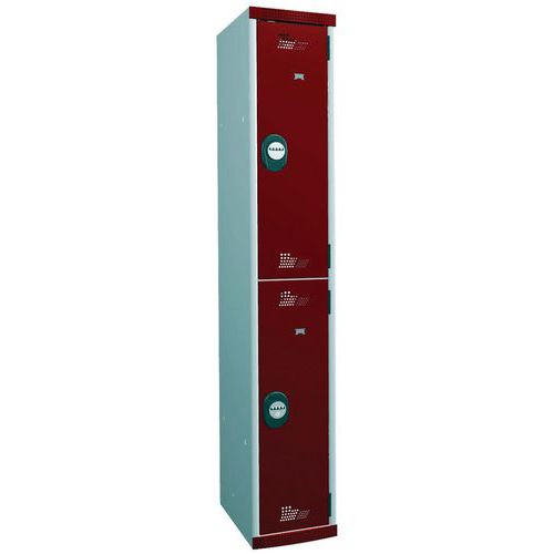 Cacifo multicompartimentos com cabides Seamline Optimum – Com base – Acial Cacifo multicompartimentos com cabides Seamline Optimum – Com base – Acial