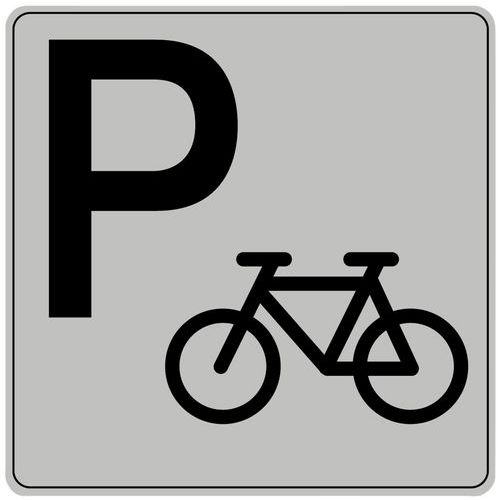 Pictograma em poliestireno ISO 7001 – Suporte para bicicletas