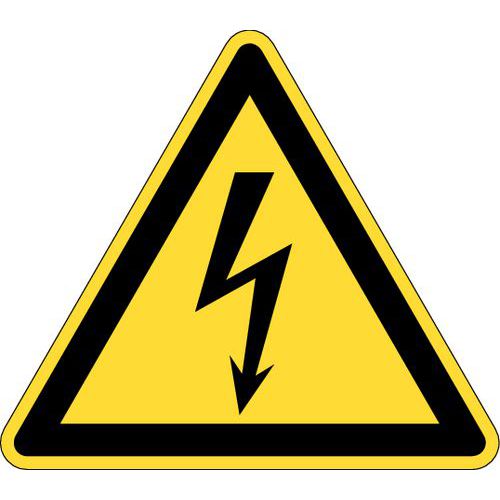 Painel de perigo - Tensão elétrica - Rígido
