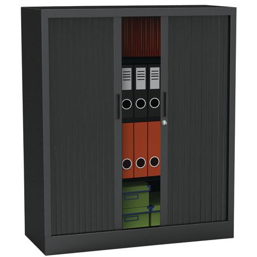 Armário com portas de persiana Premium unido - Altura 105 cm