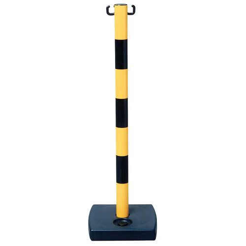 Poste para corrente com base PVC Poste para corrente com base PVC